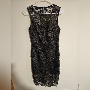 Black and Gold Dress